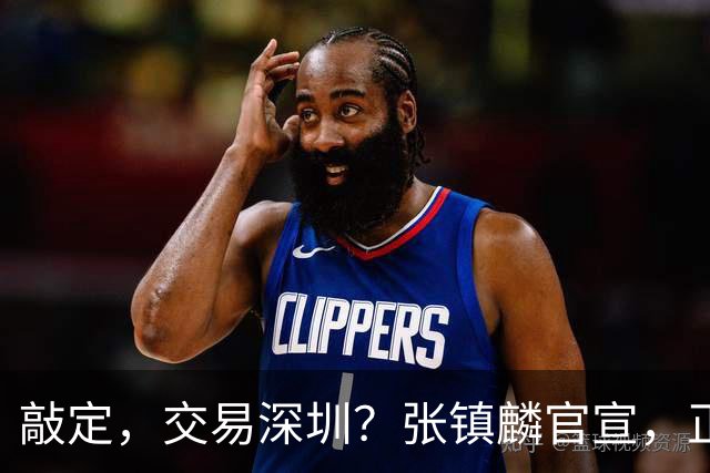 敲定，交易深圳？张镇麟官宣，正式签约，4年2400万，妻子支持